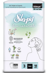 Sleepy - SLEEPY BIO NATURAL PED GECE 18Lİ *12