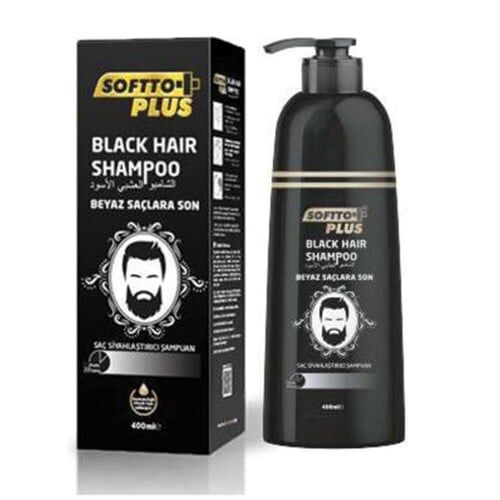 SOFTTO PLUS BLACK HAIR SHAMPOO 350ML - 1