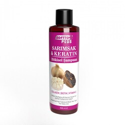 Softto Plus - SOFTTO PLUS SARIMSAK KERATİN BİTKİSEL ŞAMPUAN 400ML