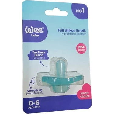 Wee - WEE TEK PARÇA FULL SİLİKON EMZİK NO:1